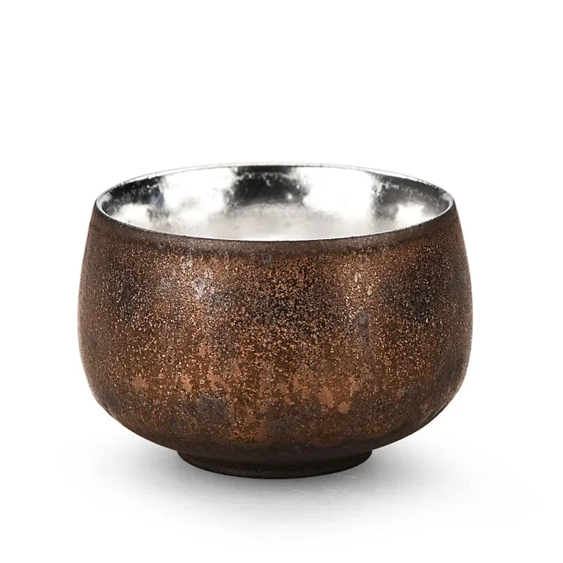 Jingdezhen Ceramic Silver Tea Cup Handmade Silver Master Cup Portable Personal Single Cup Customized Household Teacup Teaware