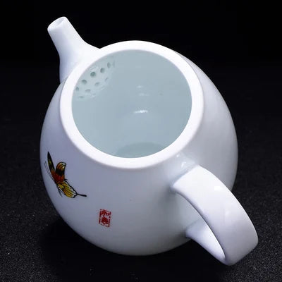 Jingdezhen Ceramic Teapot Celadon Chinese Kungfu Da Hong Pao Green Tea Set Household Handmade Simple Teaware Free Shipping