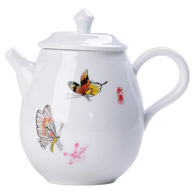 Jingdezhen Ceramic Teapot Celadon Chinese Kungfu Da Hong Pao Green Tea Set Household Handmade Simple Teaware Free Shipping