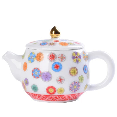 Jingdezhen Ceramic Teapot Small Fresh Single Pot Chinese Kungfu Green Tea Set Machine Blue And White Porcelain Filter Teaware