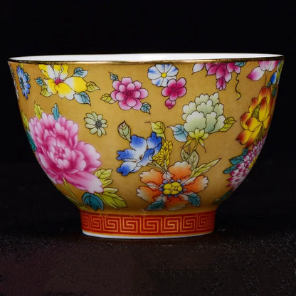 Jingdezhen Ceramic teacup Oolong tea Boutique tea bowl Handmade porcelain Tea set Accessories Master Teacup Personal Single Cup