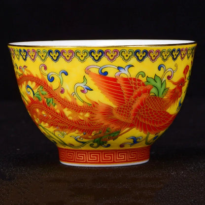 Jingdezhen Ceramic teacup Oolong tea Boutique tea bowl Handmade porcelain Tea set Accessories Master Teacup Personal Single Cup