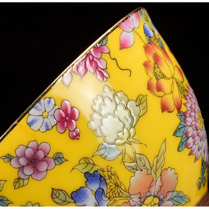 Jingdezhen Ceramic teacup Oolong tea Boutique tea bowl Handmade porcelain Tea set Accessories Master Teacup Personal Single Cup