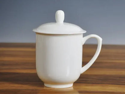 Jingdezhen Ceramics High Capacity Tea Cup Office with Cover Teacup Home Porcelain Water Cup Teaware Supplies Tea Infuser