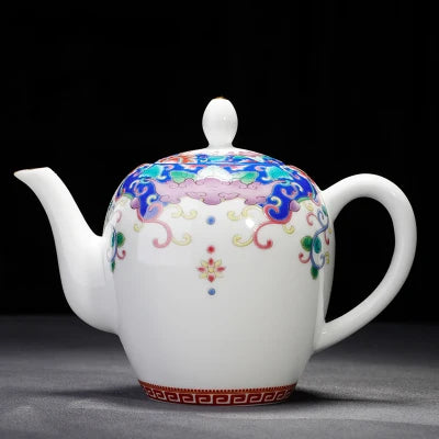 Jingdezhen Enamel Ceramic Teapot Kung Fu Green Tea Set Hand-painted Blue And White Xi Shi pot Porcelain Pastels Teapot Teaware