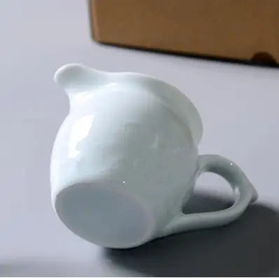 Jingdezhen-Shadow Carved Celadon Sancai Cover Bowl, Kungfu Tea Bowl, Single Gaiwan, Anti Scald Ceramic Tea Cup, Tea Set