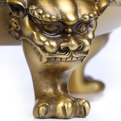 Jishanyuan Buddha-word stove pure copper incense burner Buddhism fitting buddhist supplies Amitabha bibcock tripod round tripod
