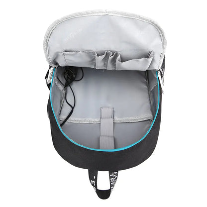 Jurassic Park World Dinosaur Teenager USB Charging Laptop Backpack Women Men Girls Boys Kids School Book Bag Travel Bagpack