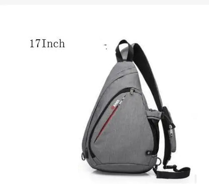 KAKA 17L Canvas Day pack 19L Cross body Back Pack Men's Chest Shoulder Bag Men Messenger Bag shoulder bag men chest pack bag