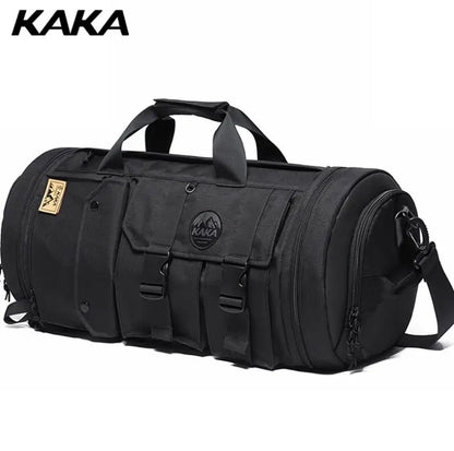 KAKA 45L Large Capacity Men Travel Bags Multifunction Bag Waterproof Travel luggage handbag Men backpack Douse Use Shoulder Bag