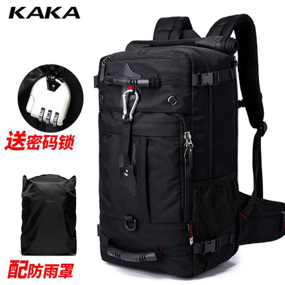 KAKA 50L Waterproof Travel Backpack Men Women Multifunction 17.3 Laptop Backpacks Male outdoor Luggage Bag mochilas Best quality