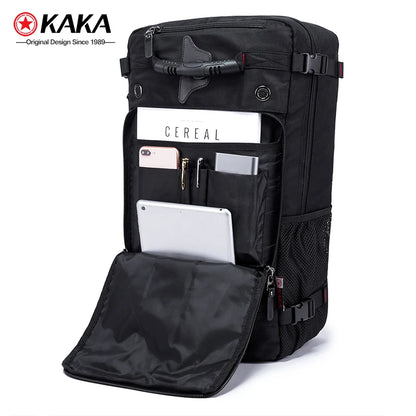 KAKA 50L Waterproof Travel Backpack Men Women Multifunction 17.3 Laptop Backpacks Male outdoor Luggage Bag mochilas Best quality