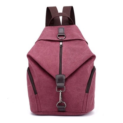 KMFFLY Brand Women Canvas Backpack Preppy Style School Lady Girl Student School Laptop Bag Top Quality Canvas Mochila Bolsas2024