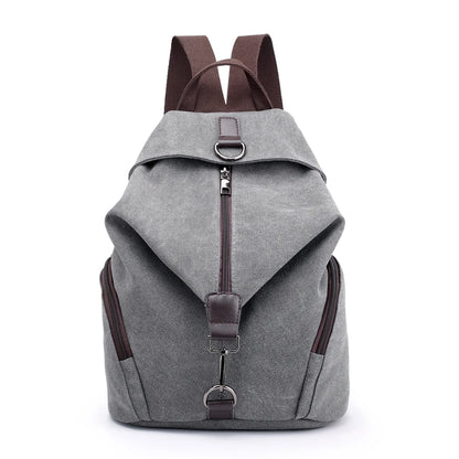 KMFFLY Brand Women Canvas Backpack Preppy Style School Lady Girl Student School Laptop Bag Top Quality Canvas Mochila Bolsas2024