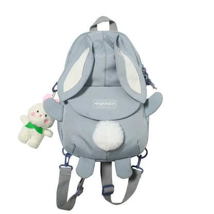 Kawai Girl Lolita Backpack Rabbit Ears Pink Bags Lolvely mochilas escolares anime bolsos japoneses