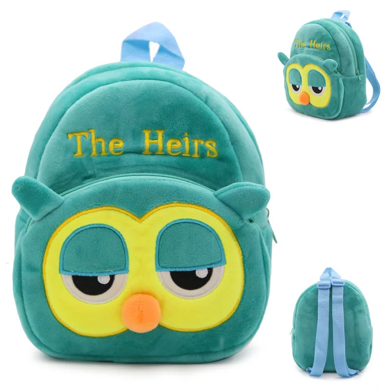 Kawaii 3D Cartoon Animals Kids School Bag for Girls Safety Soft Plush Kindergarten Children Backpacks Child Outdoors Snack Bags