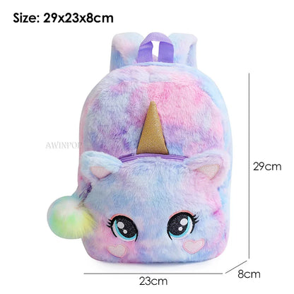 Kawaii Backpack for Girls 2023 Trend New Toddler Kids School Bags Cute Unicorn Travel Bags School Backpack Gift Mochila Infantil