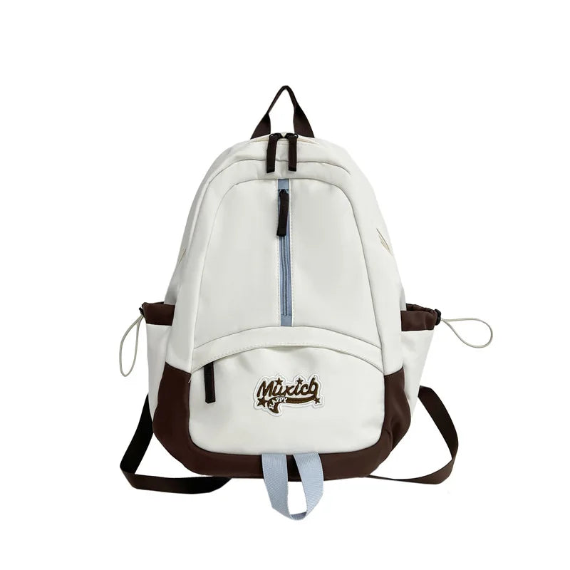 Kawaii Cute Aesthetic Backpack for School with Casual Daypack Middle Student Travel College Large Capacity Bookbag