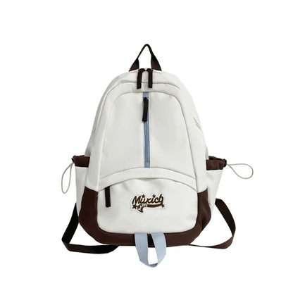 Kawaii Cute Aesthetic Backpack for School with Casual Daypack Middle Student Travel College Large Capacity Bookbag
