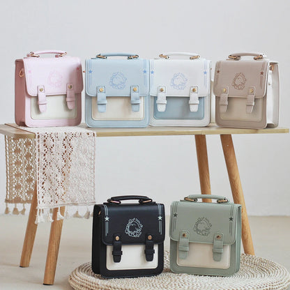 Kawaii Japan Style Girls Handbags Lolita Shoulders Bag Briefcase Bookbags anime lucky bag material escolar