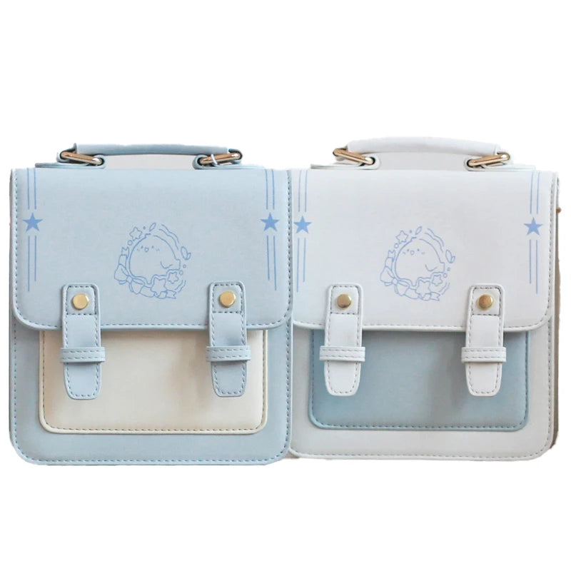 Kawaii Japan Style Girls Handbags Lolita Shoulders Bag Briefcase Bookbags anime lucky bag material escolar