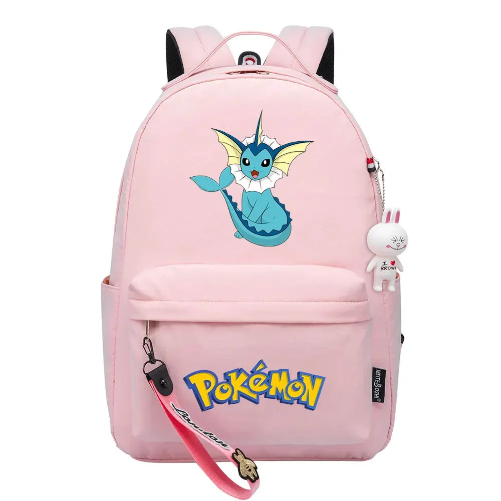 Kawaii Raichu Togepi Jigglypuff Boys Girls Kids School Book Bags Women Bagpack Teenagers Canvas Laptop Travel Backpack