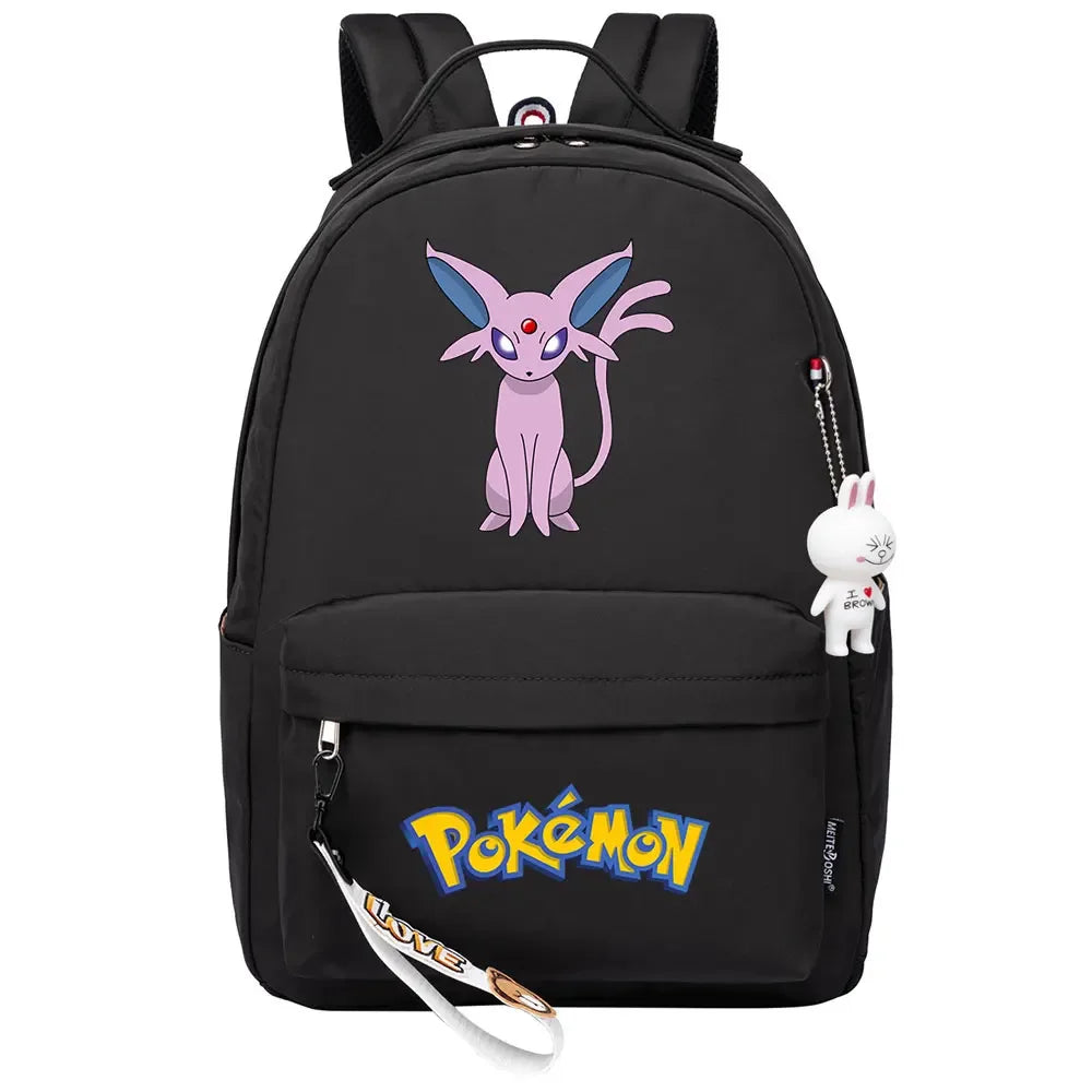 Kawaii Raichu Togepi Jigglypuff Boys Girls Kids School Book Bags Women Bagpack Teenagers Canvas Laptop Travel Backpack