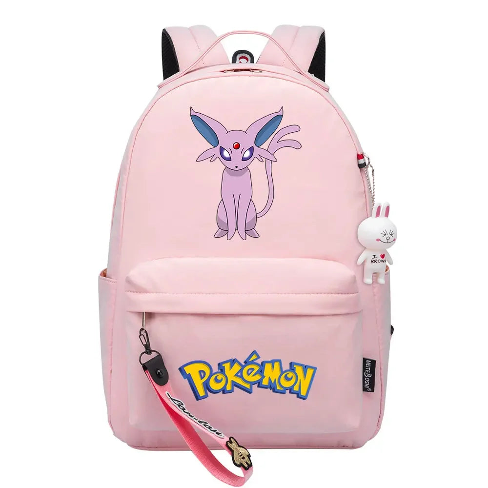 Kawaii Raichu Togepi Jigglypuff Boys Girls Kids School Book Bags Women Bagpack Teenagers Canvas Laptop Travel Backpack
