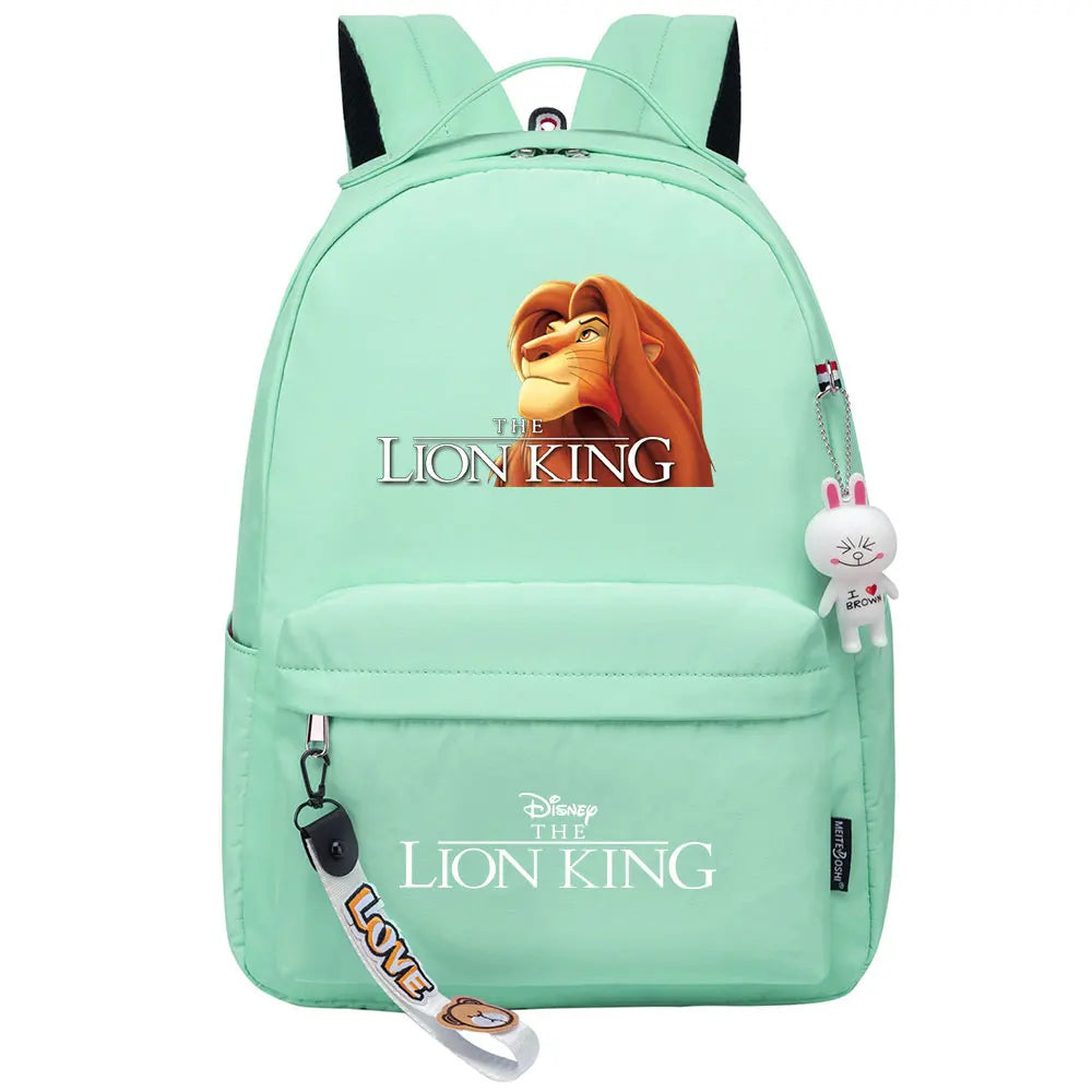 Kawaii The Lion King Boys Girls Kids School Book Bags Women Bagpack Teenagers Canvas Laptop Travel Backpack