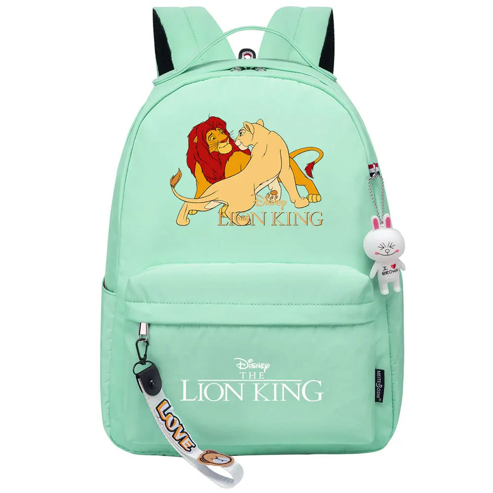 Kawaii The Lion King Boys Girls Kids School Book Bags Women Bagpack Teenagers Canvas Laptop Travel Backpack