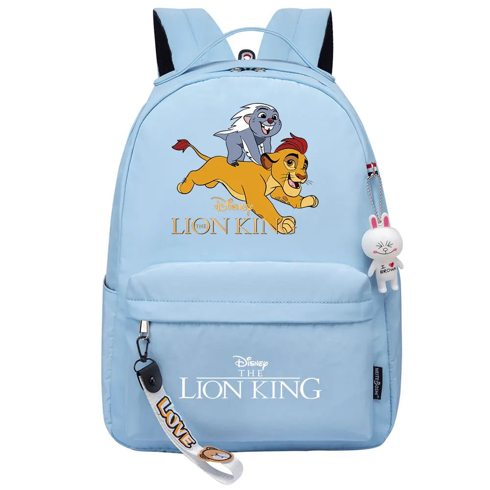 Kawaii The Lion King Boys Girls Kids School Book Bags Women Bagpack Teenagers Canvas Laptop Travel Backpack
