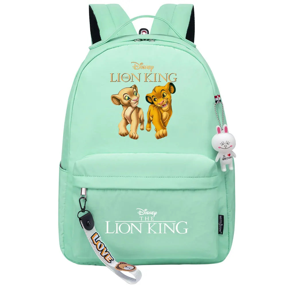 Kawaii The Lion King Boys Girls Kids School Book Bags Women Bagpack Teenagers Canvas Laptop Travel Backpack
