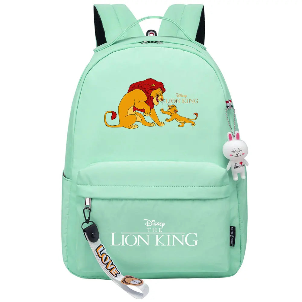 Kawaii The Lion King Boys Girls Kids School Book Bags Women Bagpack Teenagers Canvas Laptop Travel Backpack