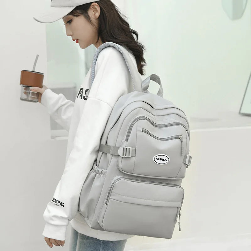 Kawaii Women Backpack Waterproof School Bag For Teenager Girl Student Bookbag Laptop Rucksack Cute Female Travel Bagpack Mochila