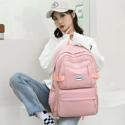 Kawaii Women Backpack Waterproof School Bag For Teenager Girl Student Bookbag Laptop Rucksack Cute Female Travel Bagpack Mochila