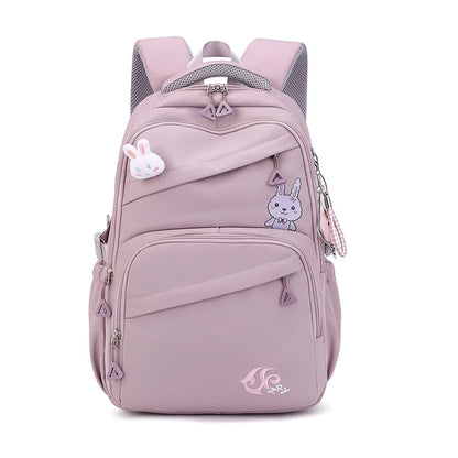Kawaii rabbit Backpack for Girls School Bags Portability Waterproof Teens College Student Large Travel Shoulder Bag Mochilas