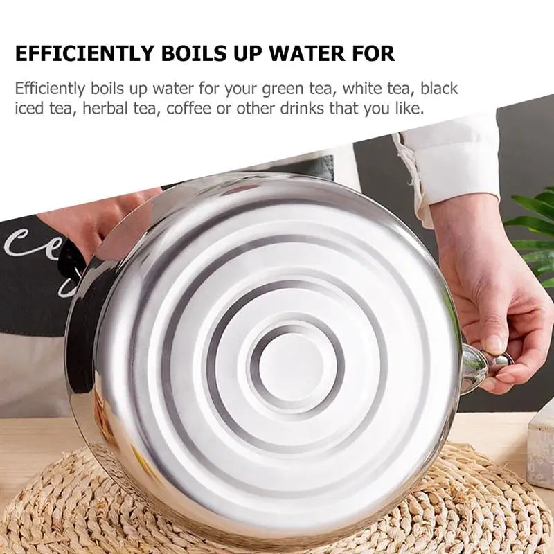 Kettle Tea Water Stove Whistlingstove Stainless Steel Teapot Pot For Hotboiling Pots Gas Coffee Induction Camping