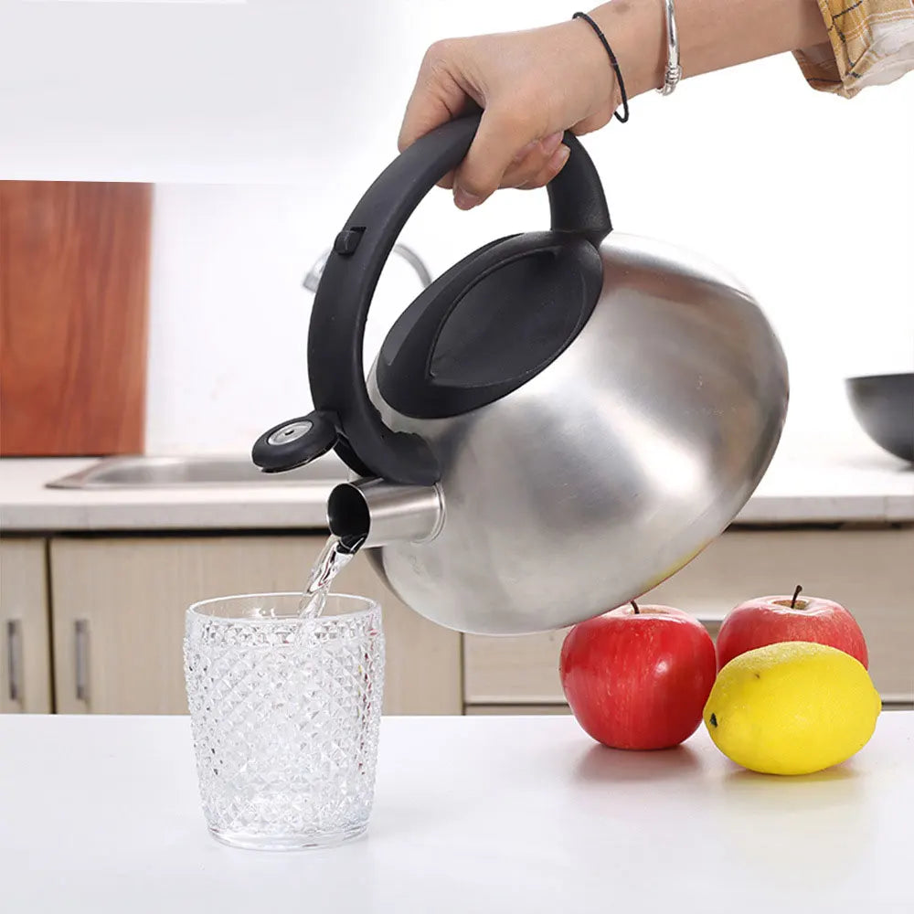 Kettle With Whistle 3L Stainless Steel Stove Top Teapot