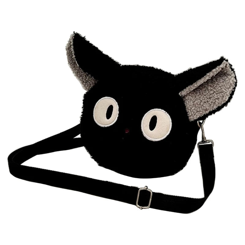 Kid Plush Bear Shoulder Bag Girl Messenger Bag Cute Cartoon Animal Crossbody Bag
