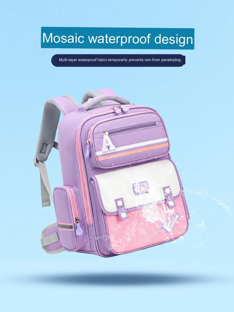 Kids Backpack Children School Bags for Boys Orthopedic School Backpack Waterproof Primary Grades 1-6 Schoolbag Mochila Infantil