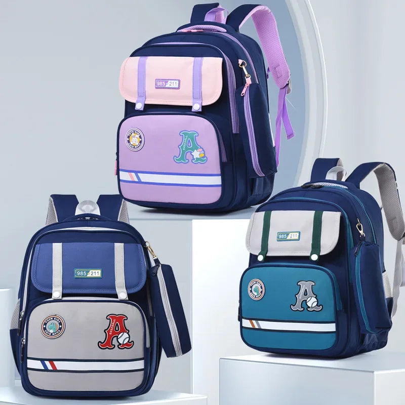 Kids Backpack for Teenage Students Preschool Elementary Children School Bag Multifunctional Cute Large Capacity with Pencil Bag