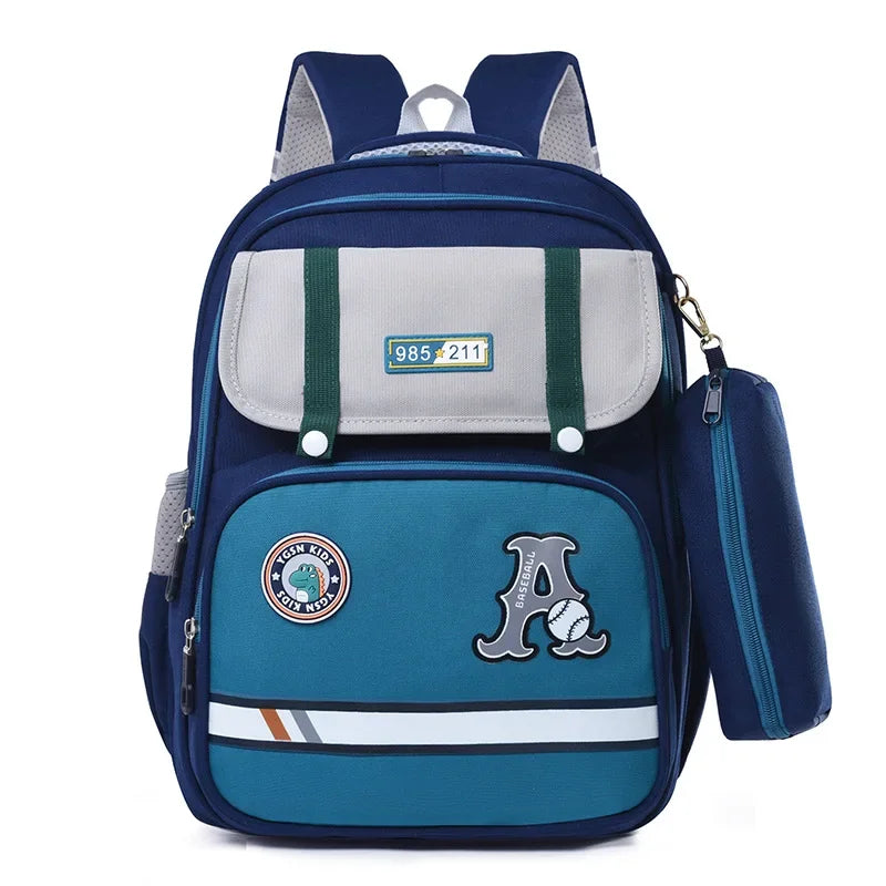 Kids Backpack for Teenage Students Preschool Elementary Children School Bag Multifunctional Cute Large Capacity with Pencil Bag