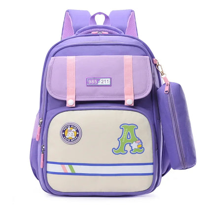 Kids Backpack for Teenage Students Preschool Elementary Children School Bag Multifunctional Cute Large Capacity with Pencil Bag