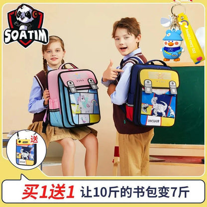 Kids Children Bags girls Boys Orthopedic Backpack Waterproof Primary Schoolbag Book Bag Mochila Infantil