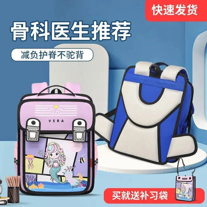 Kids Children Bags girls Boys Orthopedic Backpack Waterproof Primary Schoolbag Book Bag Mochila Infantil