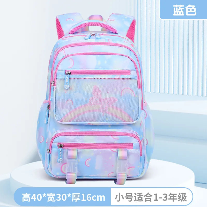 Kids Elementary Middle High School Bag Orthopedic College Backpacks  Travel Back Pack Large Bookbags for Teens Girls Students