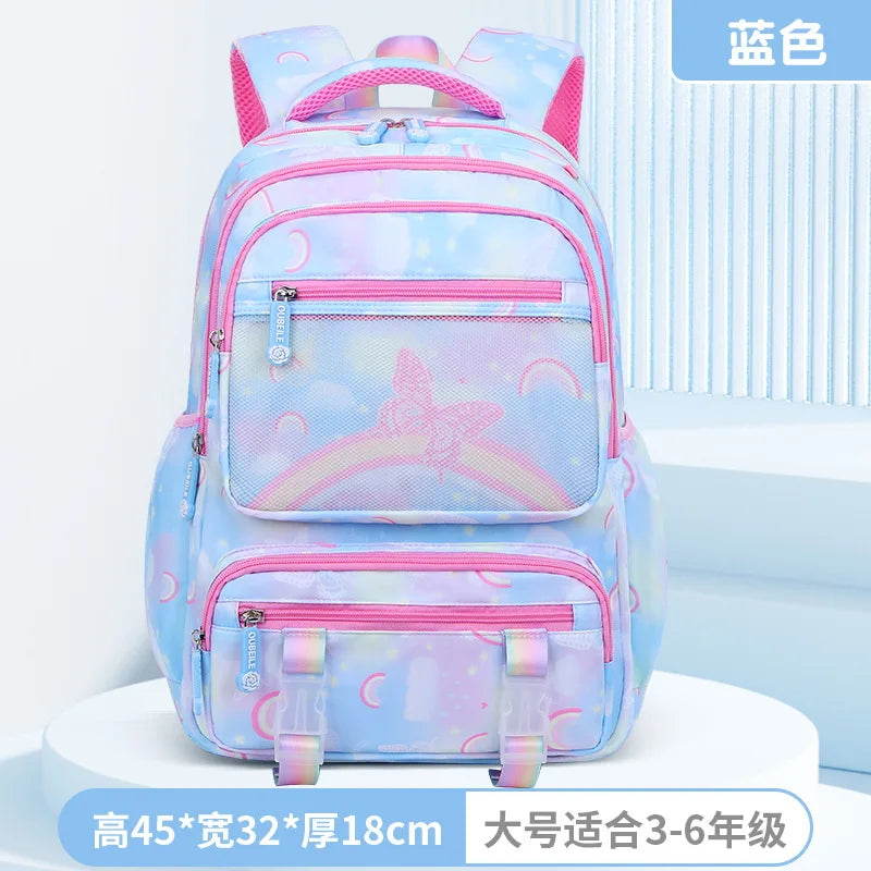 Kids Elementary Middle High School Bag Orthopedic College Backpacks  Travel Back Pack Large Bookbags for Teens Girls Students