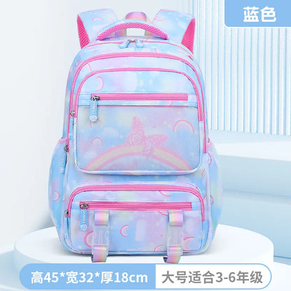 Kids Elementary Middle High School Bag Orthopedic College Backpacks  Travel Back Pack Large Bookbags for Teens Girls Students