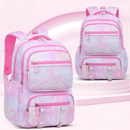 Kids Elementary Middle High School Bag Orthopedic College Backpacks  Travel Back Pack Large Bookbags for Teens Girls Students