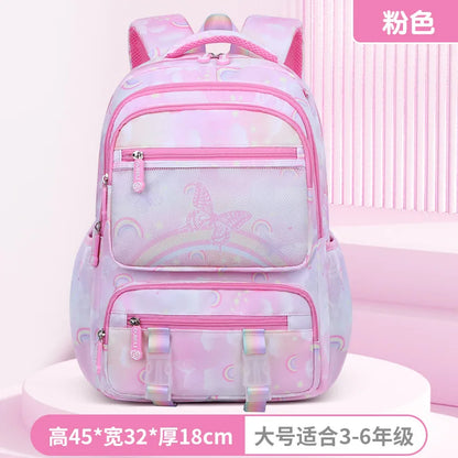 Kids Elementary Middle High School Bag Orthopedic College Backpacks  Travel Back Pack Large Bookbags for Teens Girls Students
